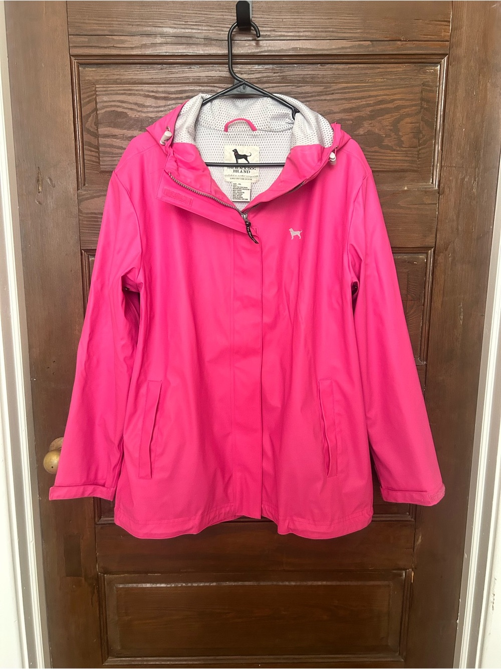 The Black Dog Pink Weather Shield Rain Jacket